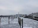 Eis im Hafen